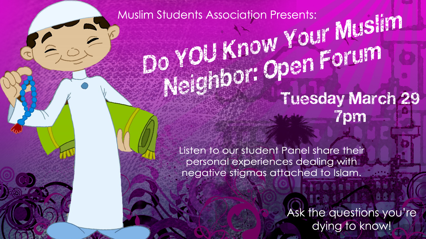 Do You Know Your Muslim Neighbor Open Forum Is March 29 Nebraska Today University Of